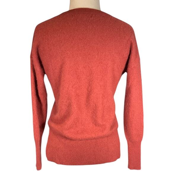 Tahari 100% Cashmere Sweater Women’s Small Soft Crewneck Rose Pink 2-Ply Luxury - Picture 2 of 10